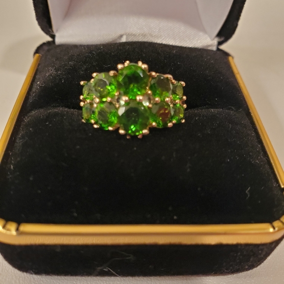 Chrome diopside ring - Picture 2 of 4